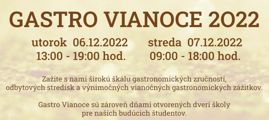 Gastro Vianoce Zdroj: www.zpiestan.sk